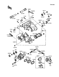 KR250 Картер двигателя