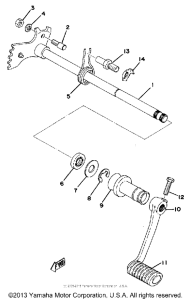 XS500C Переключение скоростей