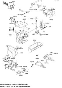 KZ1100 Battery case / tool case