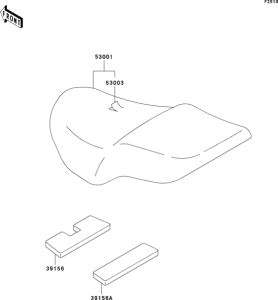 ER500 Сиденье