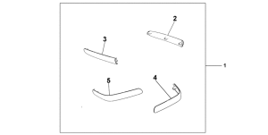 GL1800 (ABS) Chrome saddlebag