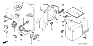 VT750DC Боковая крышка