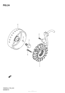 GSX-R250 Генератор