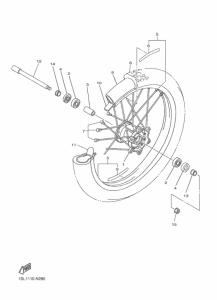  Переднее колесо