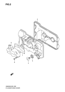 AN650 (ABS) Крышка головки цилиндров