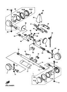 XVS1100ATL XVS1100ATLS Проблесковый световой сигнал