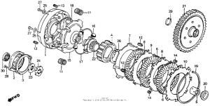 CT90 Сцепление