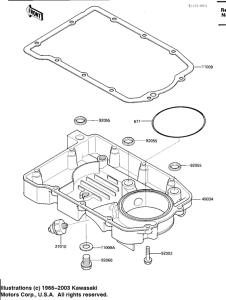 ZX600 Маслосборник