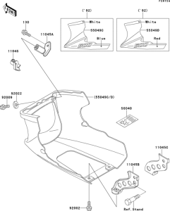  Cowling lowers(1 / 2)(ex500-a6)