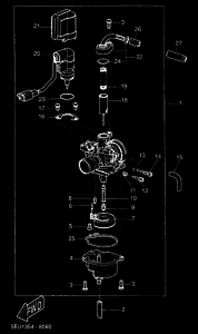 YH50 Carburetor assy