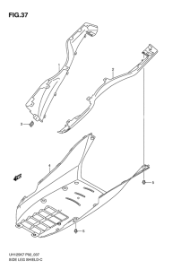 UH125 Side leg shield