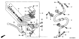 FSC600 Front brake master cylinder (fsc600d)