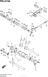 GSX-S750 (ABS) Механизм  переключения передач
