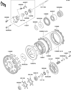 ZR1100 Сцепление