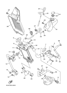 DT50LC Radiator. hose
