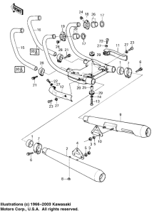 KZ1000 Глушитель