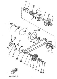 YQ50 Сцепление