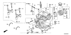  Головка цилиндров