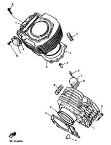 XV1100 Цилиндры