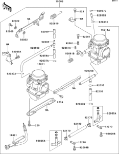 ER500 Карбюратор
