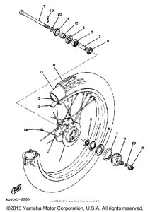 RX50K Переднее колесо