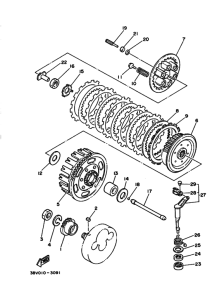 TY250 Обгонная муфта