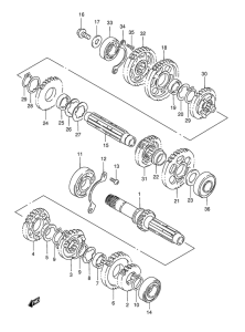 VS800 Трансмиссия
