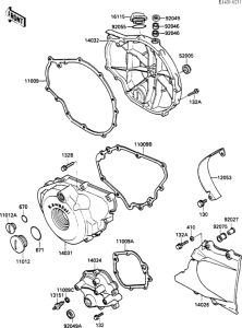 EX500 Крышки двигателя