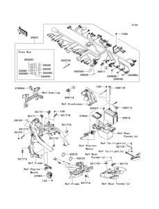 KLE650 Электрика
