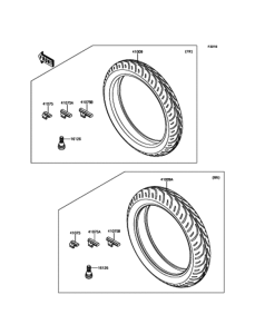 EX250 (ABS) タイヤ