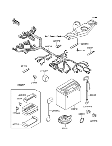 ZX400 Электрика