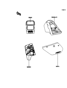 KMX125 Наклейки