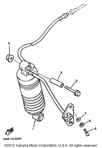 XVZ13DBC Амортизаторы задние