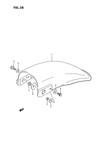 RM80 Заднее крыло