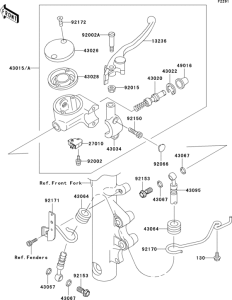 VN800 Главный тормозной цилиндр