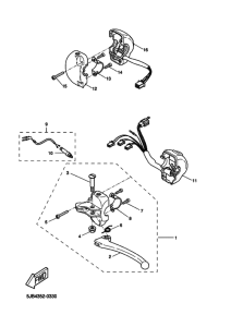 YH50 Interruptor  manillar&palanc