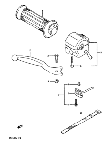 GS450 Right handle switch