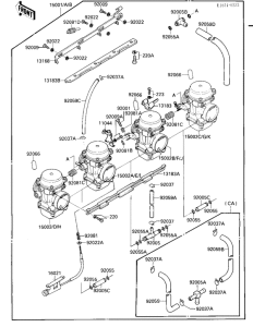 ZX750 Carburetor assy