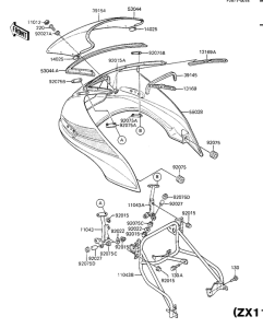 KZ1100 Обтекатель