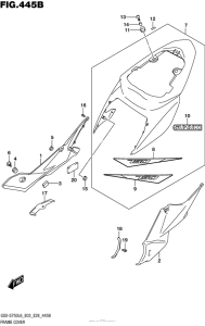 GSX-S750 (ABS) Frame Cover (For Ysf)