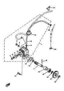 TZR125 Масляный насос