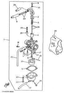 CW50RS Карбюратор