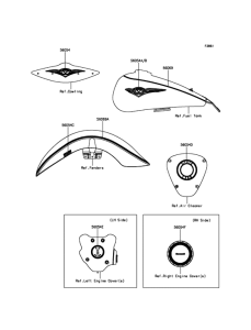 VN1700 Наклейки