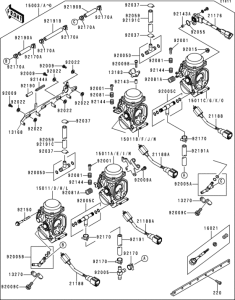 ZX900 Carburetor(1 / 2)(-zx900ce026356)