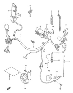 DR350 Жгут проводов