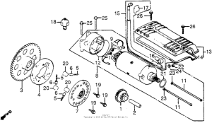 CB1000 Starter motor + oil pressure switch