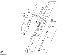 XVS400 ﾌﾛﾝﾄﾌｵｰｸ 1