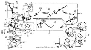GL1000 Компоненты карбюратора