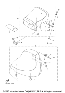 XVS11AWYG Сиденье