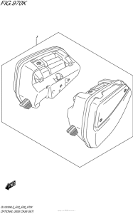 DL1000 (ABS) Optional (Side Case Set)